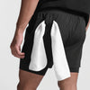 New Men's Sports Shorts 2 In 1 Running Shorts Men's Double Layer