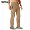 Tacvasen Outdoor Pants Men Quick Dry Straight Running Hiking Pants