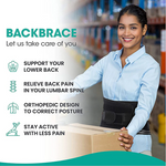Adjustable Lower Back Brace Lumbar Support Waist Belt For Men Women