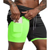 Double layer Sport Shorts Men Sportswear Quick dry Plus Size Fitness