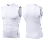 Men Compression Sport Skinny Vest Tight Tank Base Layer Sleeveless T