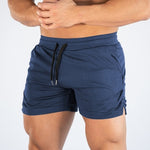 New Men Fitness Bodybuilding Shorts Man Summer Gyms Workout Male