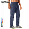 Tacvasen Outdoor Pants Men Quick Dry Straight Running Hiking Pants